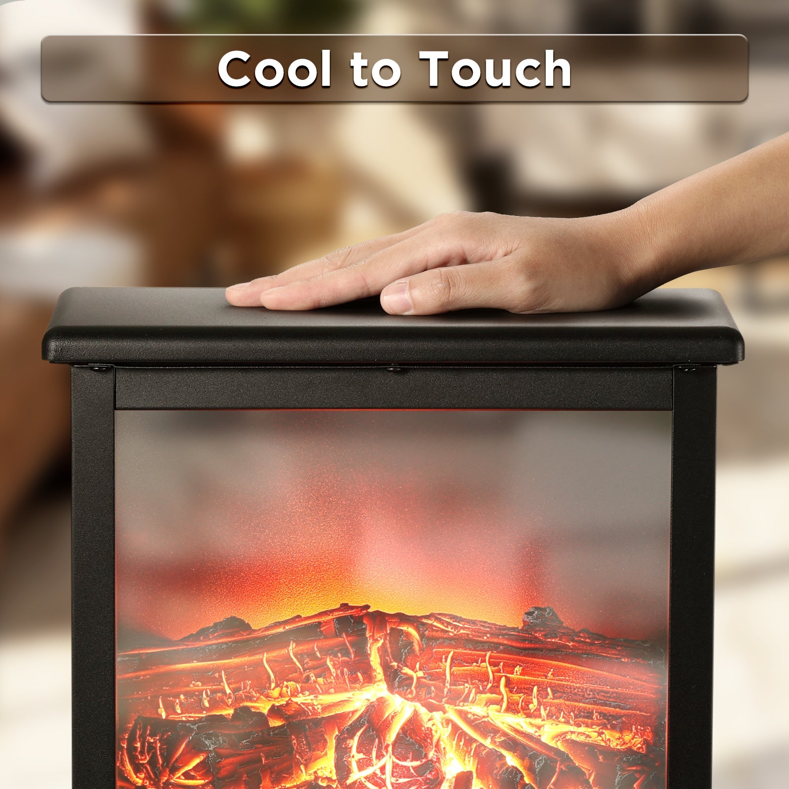 Suburbs TS17Q Electric Fireplace Stove Heater – TURBRO, view 6