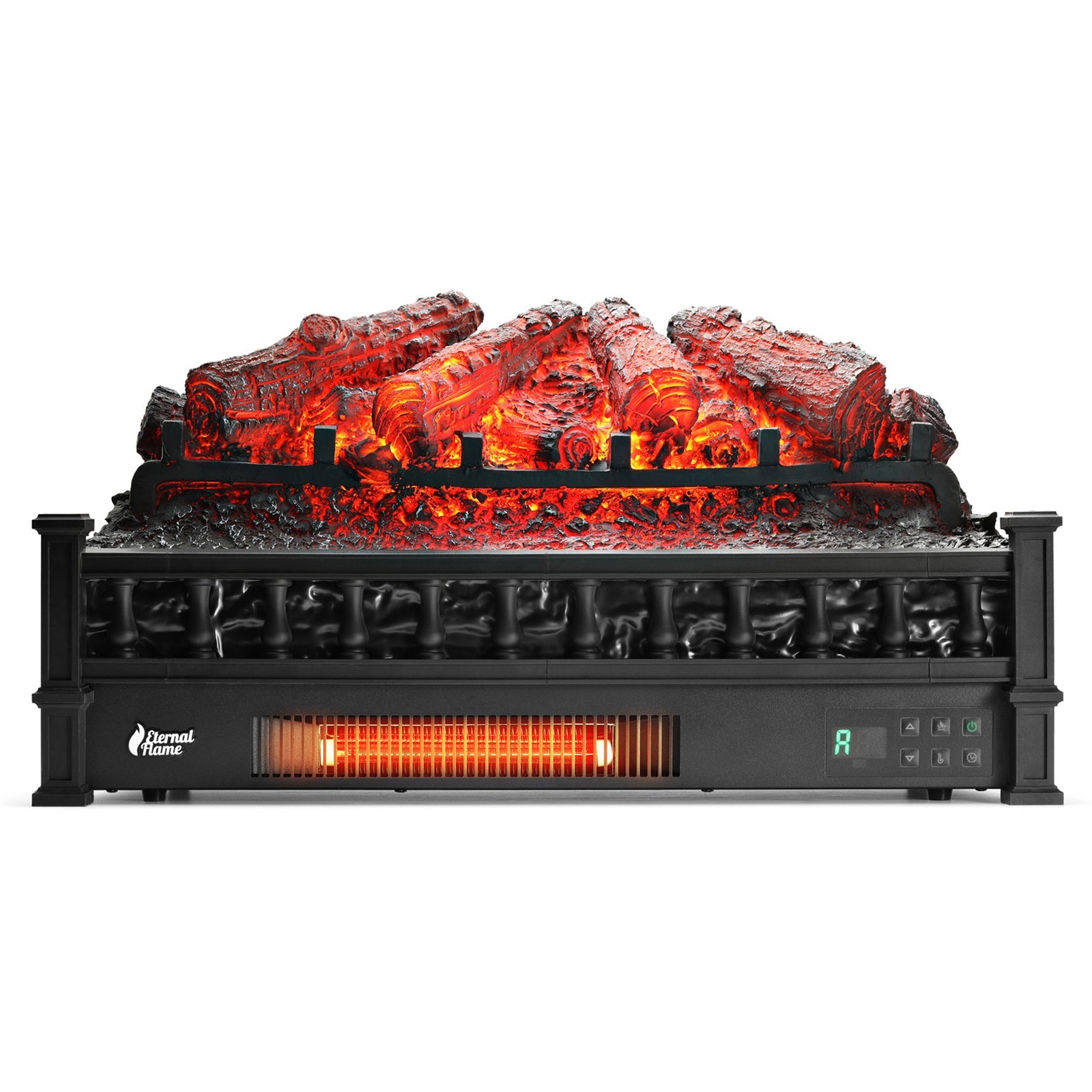 (Open Box) Eternal Flame EF26-PB Electric Fireplace Logs – TURBRO, view 2