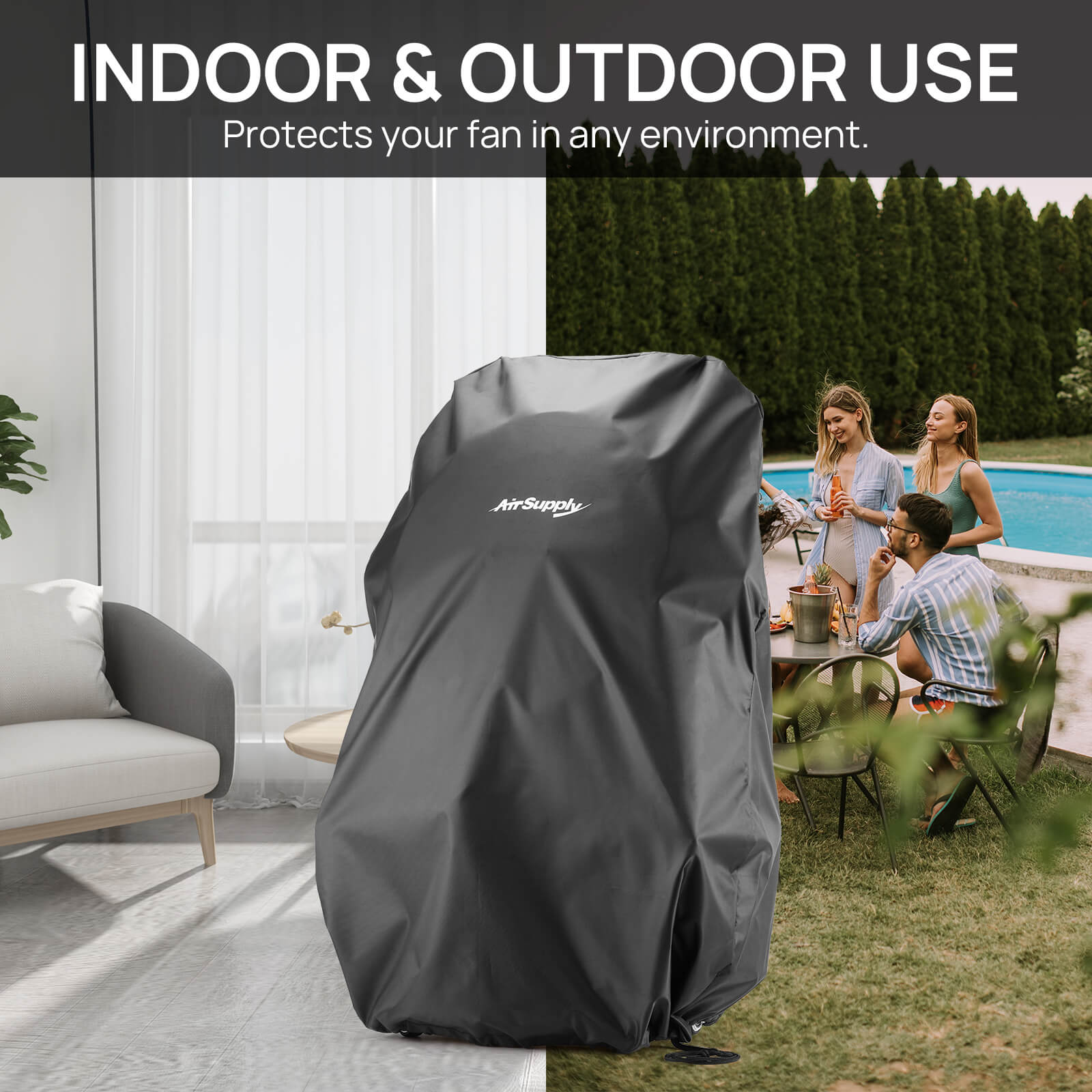 AirSupply MS12 Portable Mist Fan Cover – TURBRO, view 3