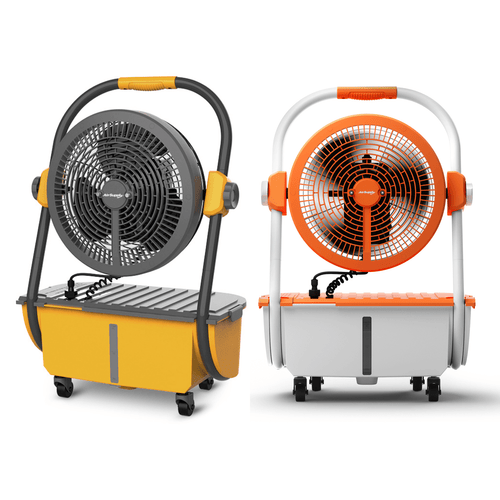 (Open Box) AirSupply MS12 Portable Mist Fan, 19,200mAh Battery & 2.9-Gallon Tank – TURBRO, view 2