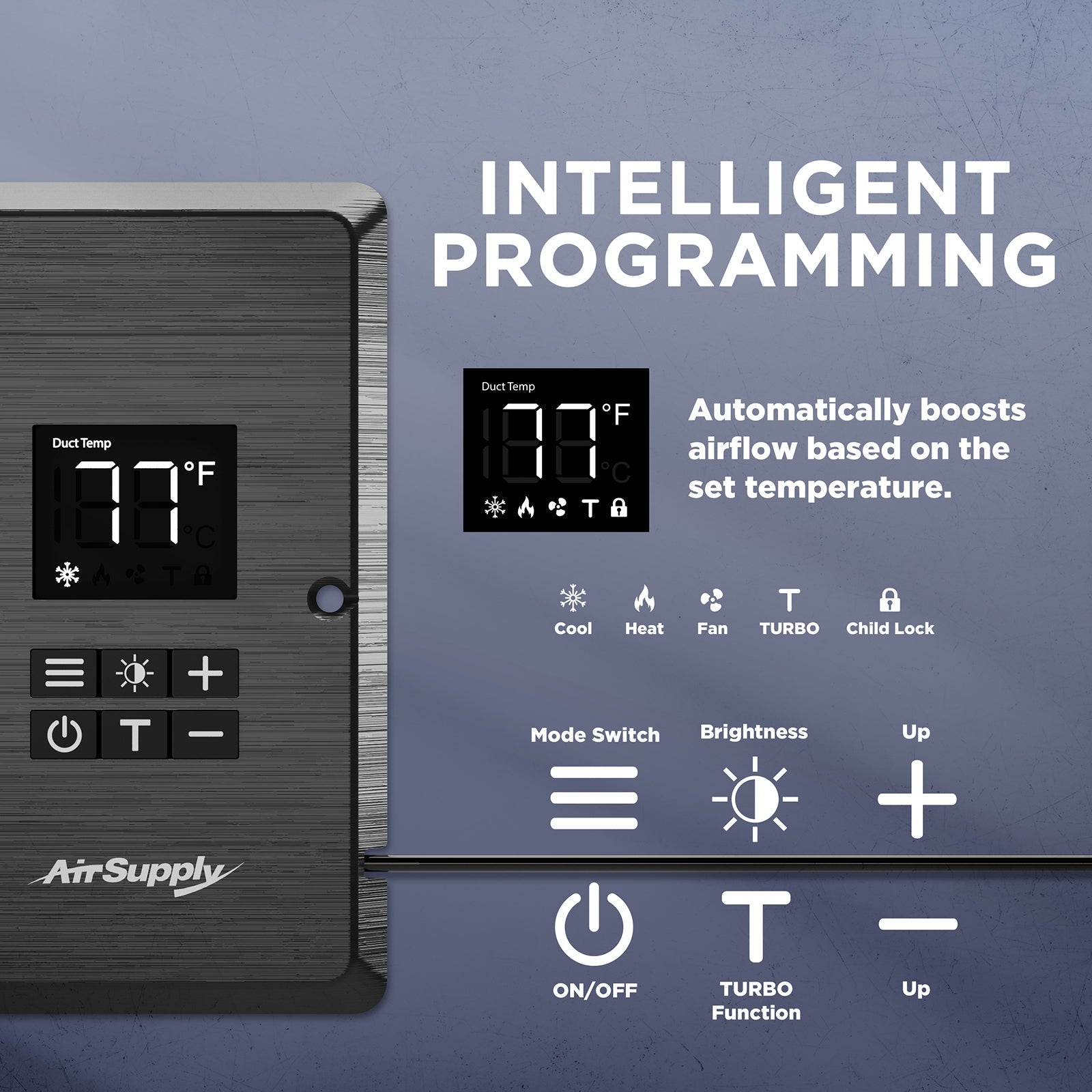 (Open Box) AirSupply BS412 Register Booster Fan – TURBRO, view 10