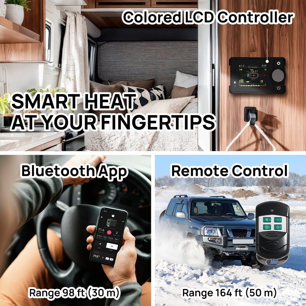 Arcade H8BP Diesel Heater, 8kW Triple Power, All-in-One Compact – TURBRO, view 5