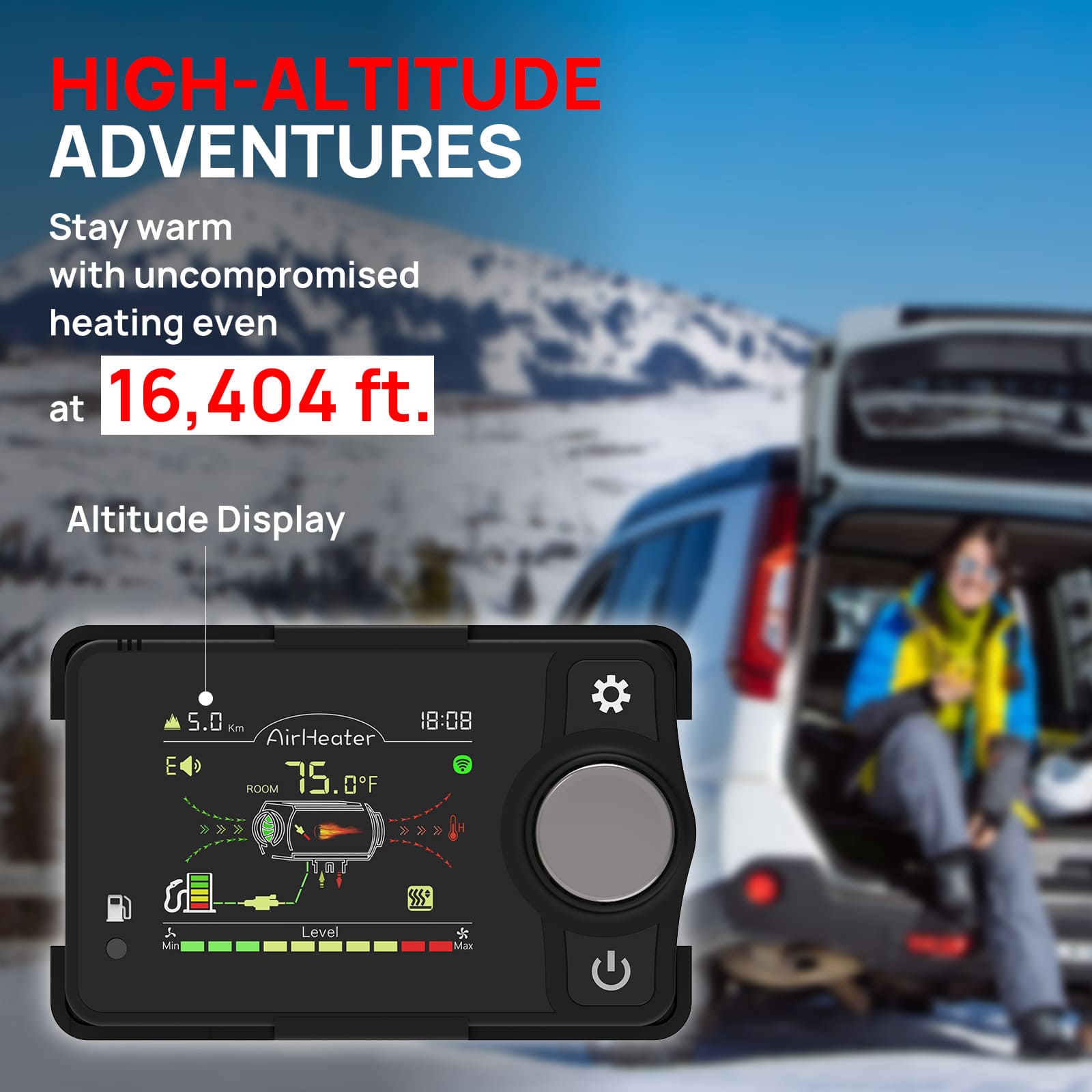Arcade H8BP Diesel Heater, 8kW Triple Power, All-in-One Compact – TURBRO, view 6