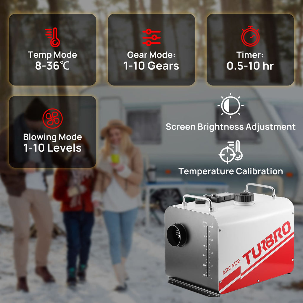 Arcade H8BP Diesel Heater - European version – TURBRO, view 5