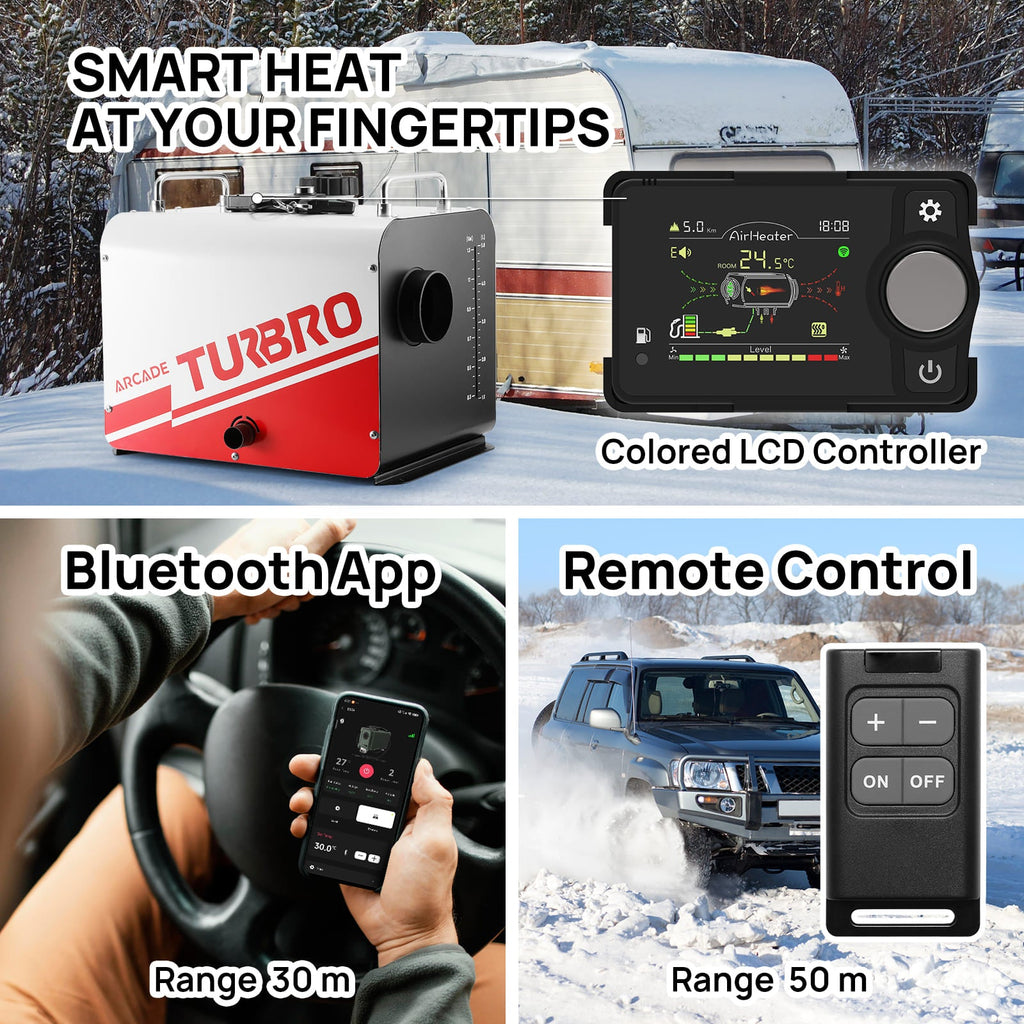 Arcade H8BP Diesel Heater - European version – TURBRO, view 6