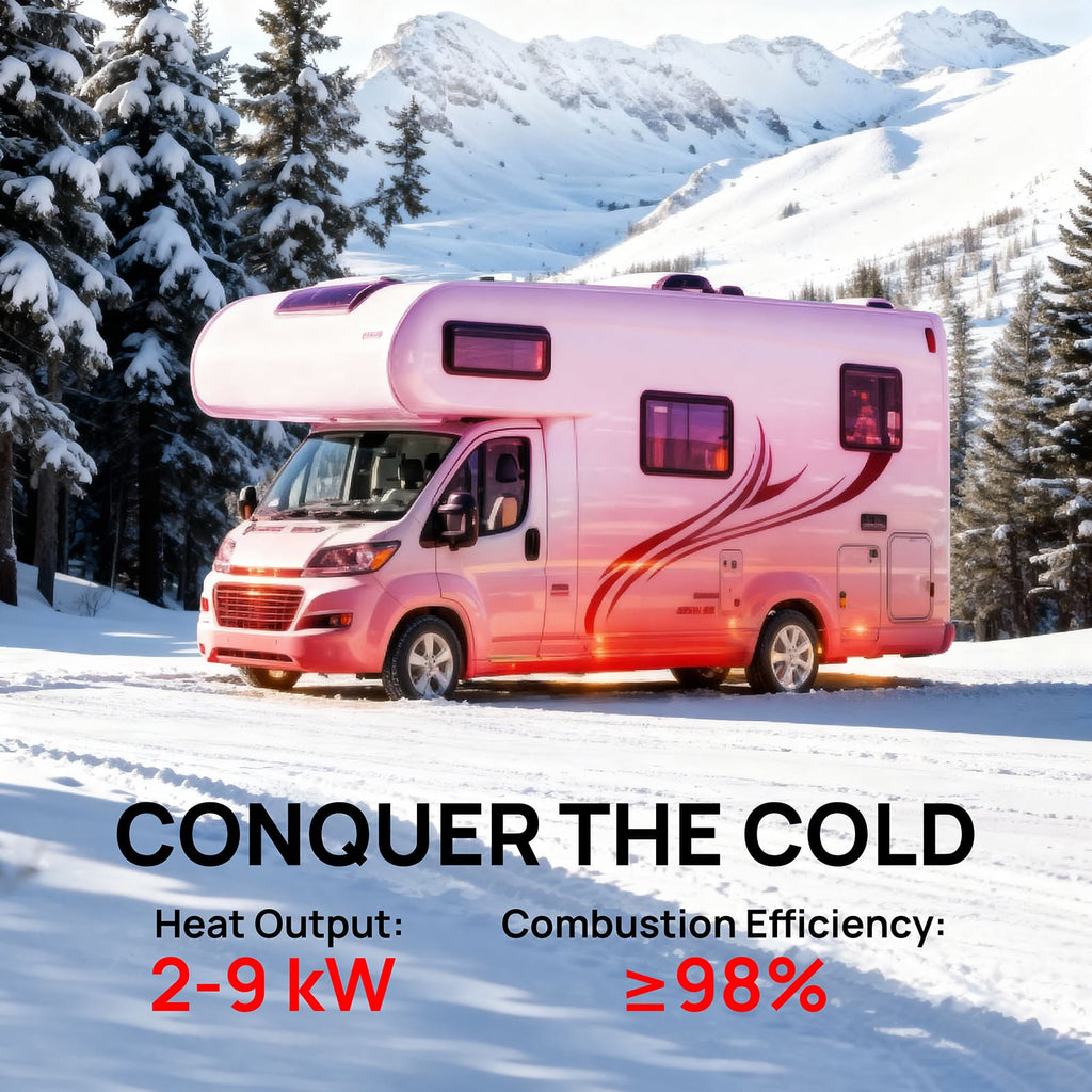 Arcade T8BP Diesel Heater, 9kW Triple Power, Toolbox Design – TURBRO, view 2