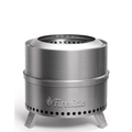 Pluto R19-SS Smokeless Outdoor Fire Pit - Stainless Steel – TURBRO