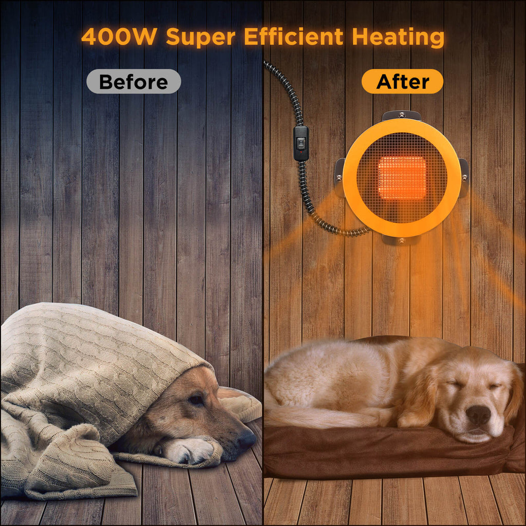 Neighborhood DH400A Dog House Heater – TURBRO, view 4