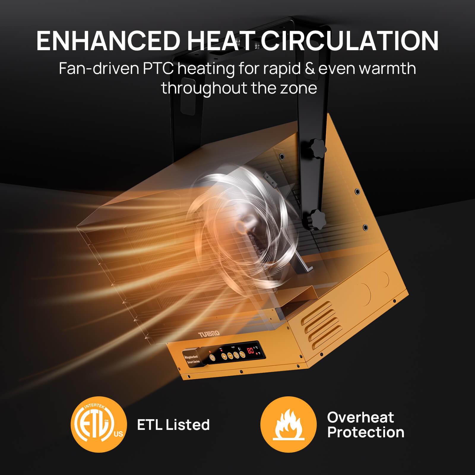 Neighborhood GH10K & GH15K Smart Garage Heater - WiFi Enable – TURBRO, view 3