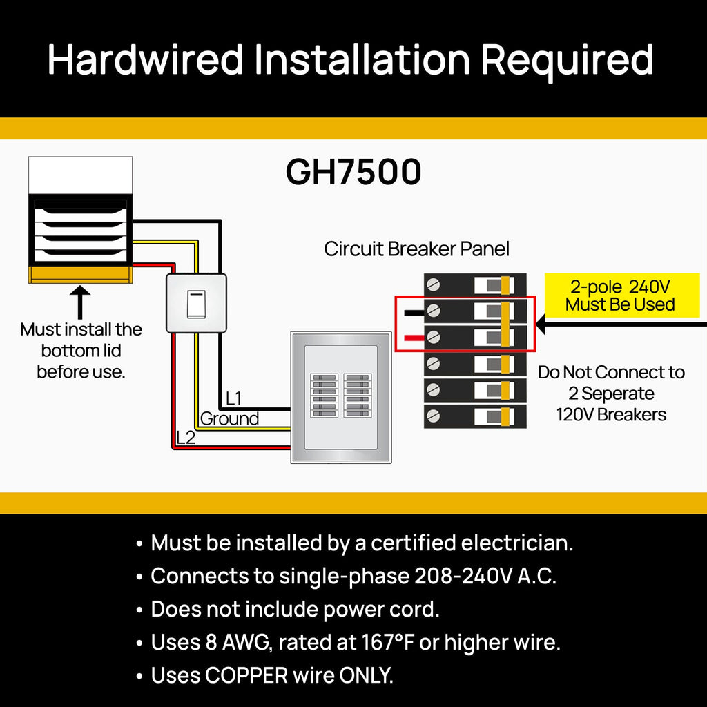 Neighborhood GH7500 Garage Heater – TURBRO, view 8