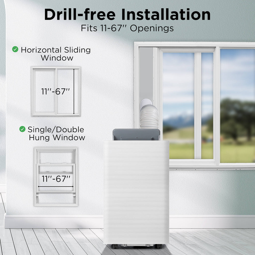 Finnmark 14,000 BTU WiFi Portable Air Conditioner – TURBRO, view 6