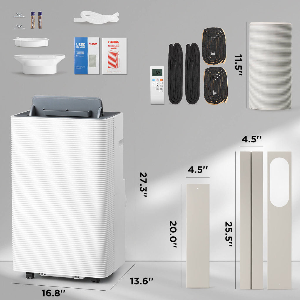 Finnmark 14,000 BTU WiFi Portable Air Conditioner – TURBRO, view 7
