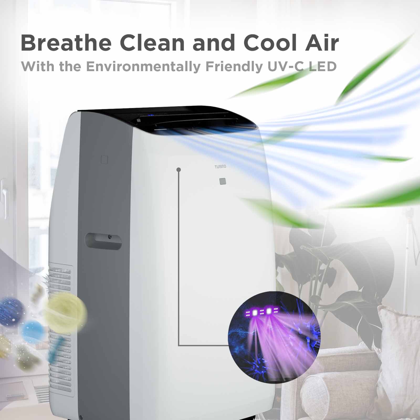 Greenland 14,000 BTU Portable Air Conditioner & Heater – TURBRO, view 4