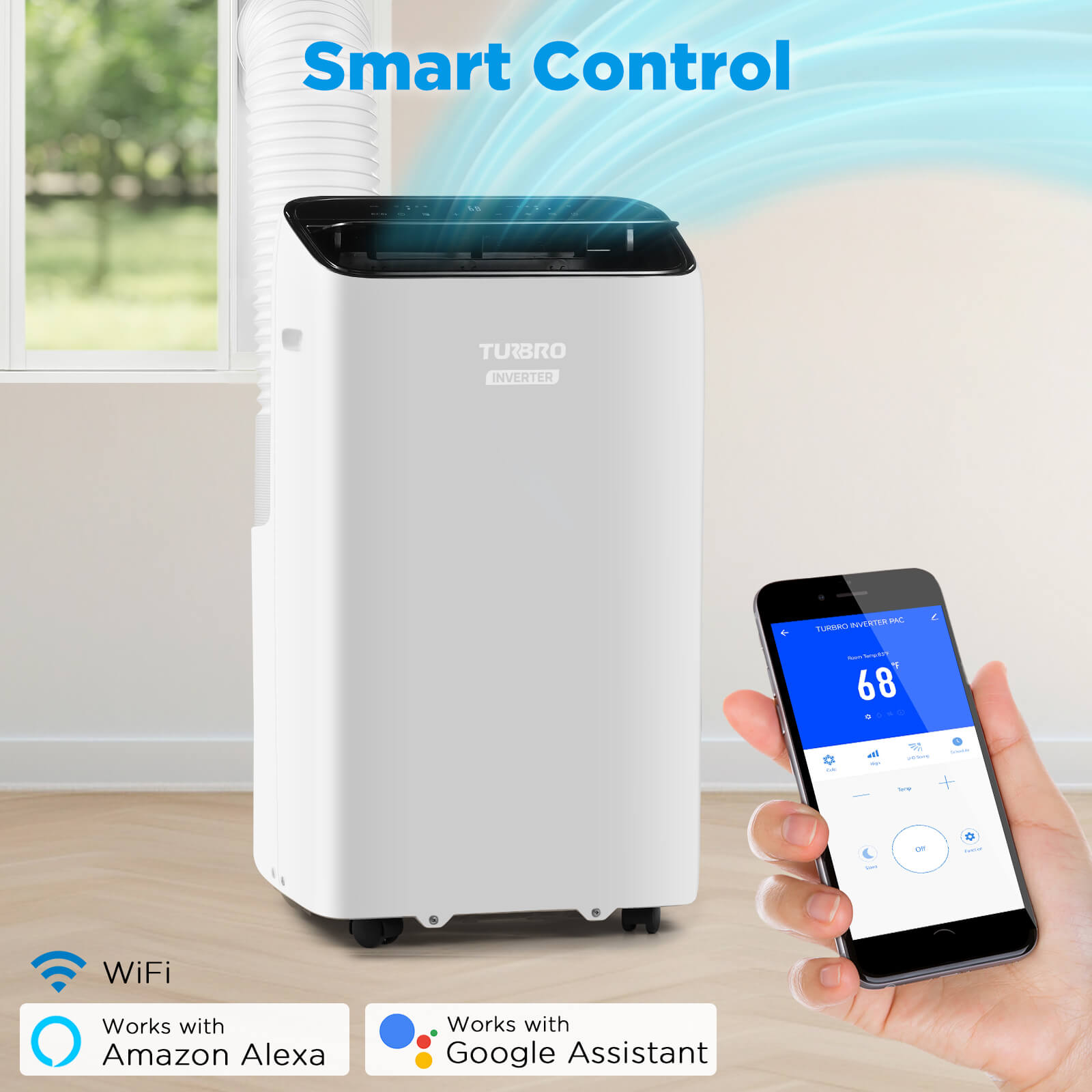 Greenland 14,000 BTU Inverter Portable Air Conditioner – TURBRO, view 4