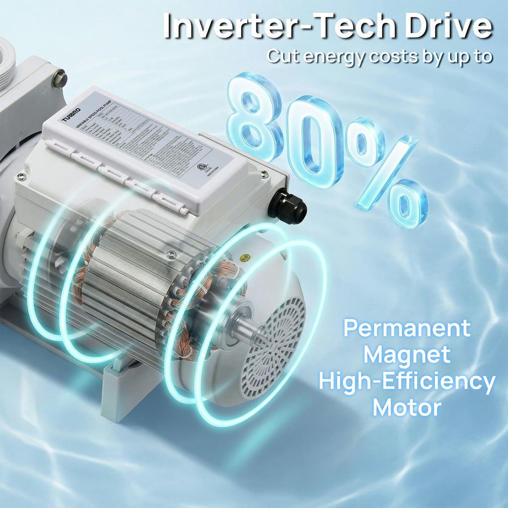 FlowSense Variable Speed Pool Pump, Above-Ground – TURBRO, view 5
