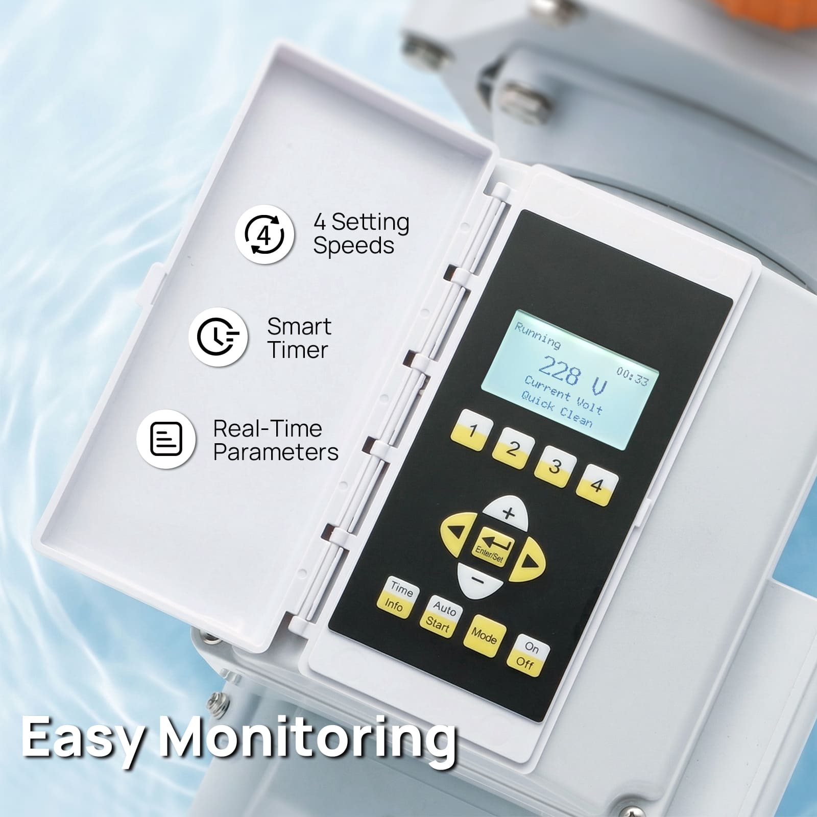 FlowSense Variable Speed Pool Pump, Above-Ground – TURBRO, view 6
