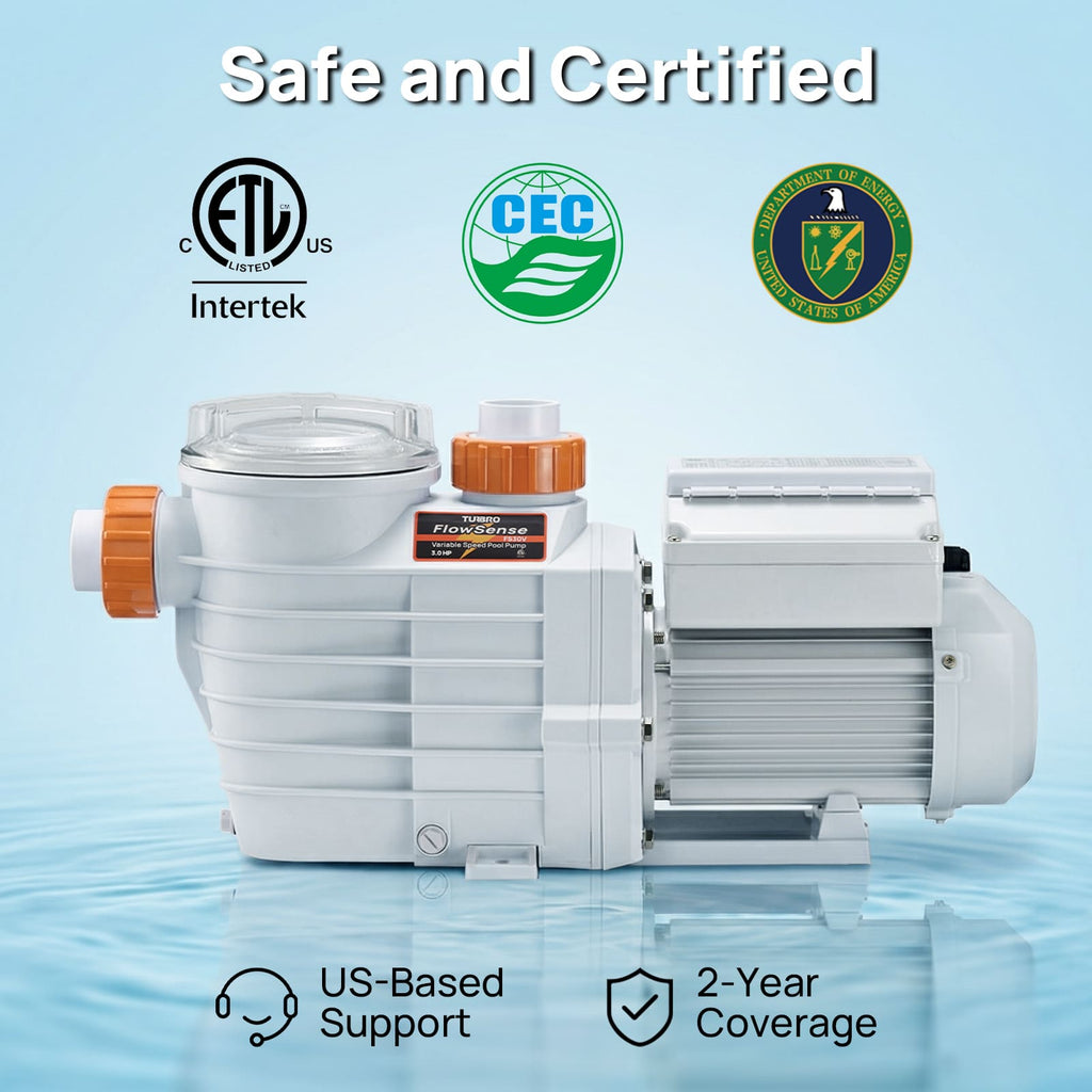 FlowSense Variable Speed Pool Pump, In/Above-Ground – TURBRO, view 5