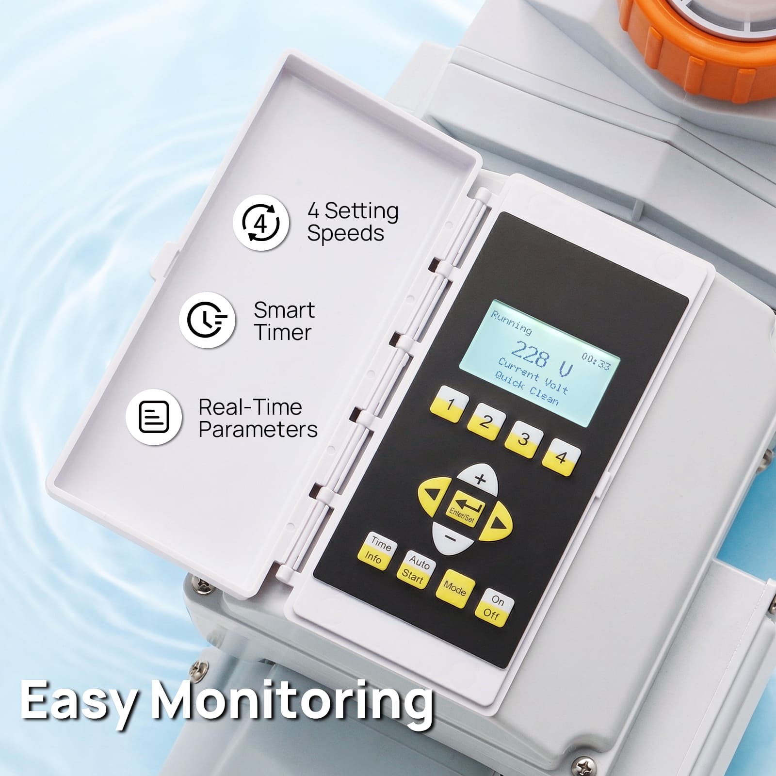 FlowSense Variable Speed Pool Pump, In/Above-Ground – TURBRO, view 7