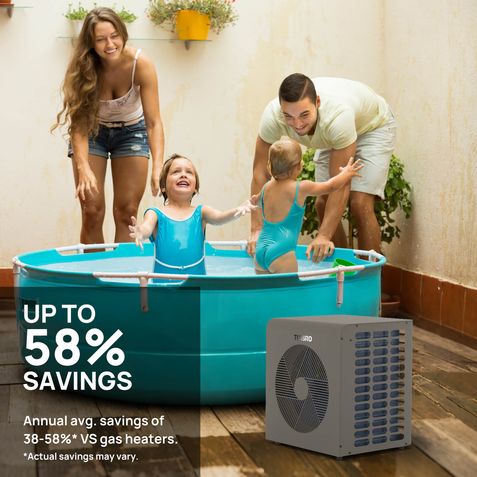 Beluga Inverter Pool Heat Pump - European version – TURBRO, view 5