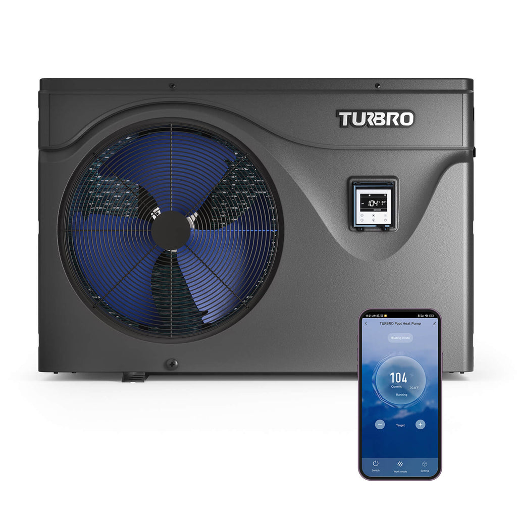 (Open Box) Beluga B50V/B75V Inverter Swimming Pool Heat Pump – TURBRO, view 9
