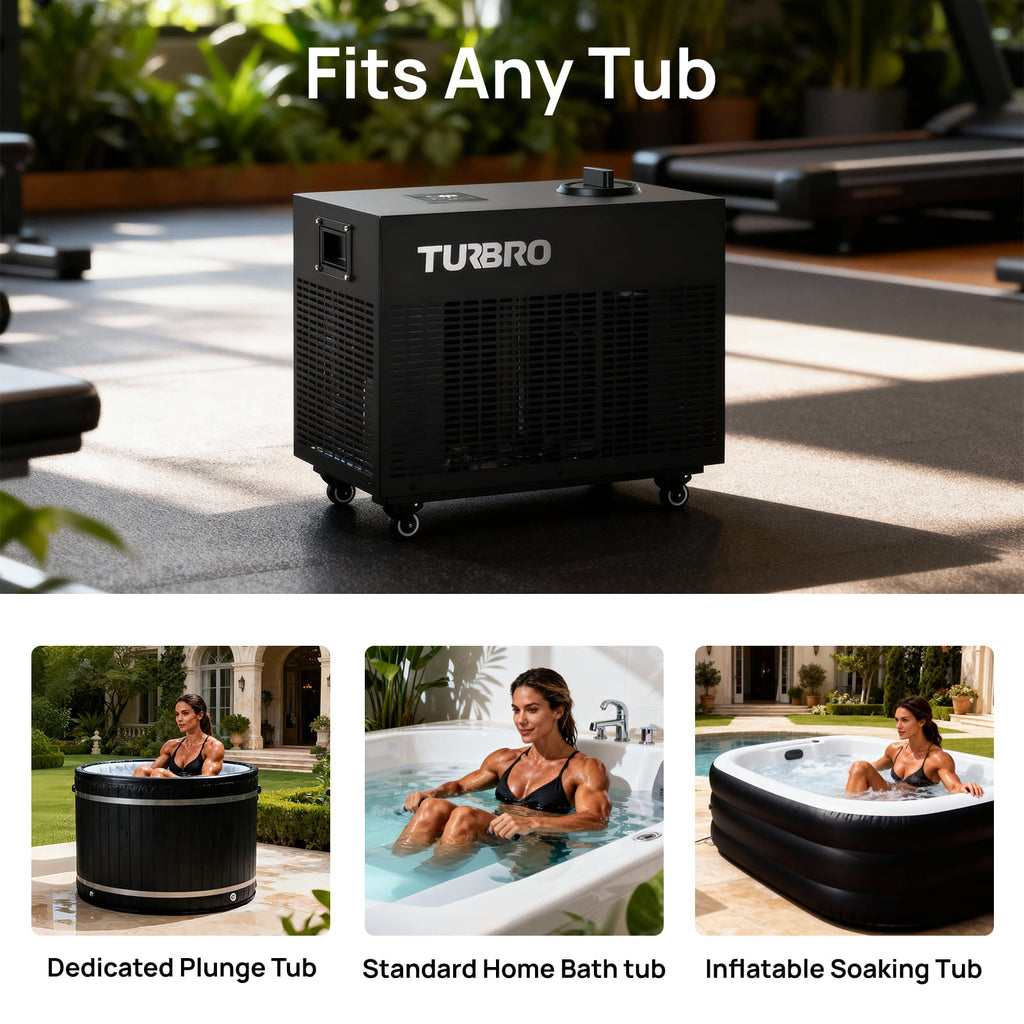 Frostcore Ice Bath Water Chiller for Cold Plunge – TURBRO, view 5