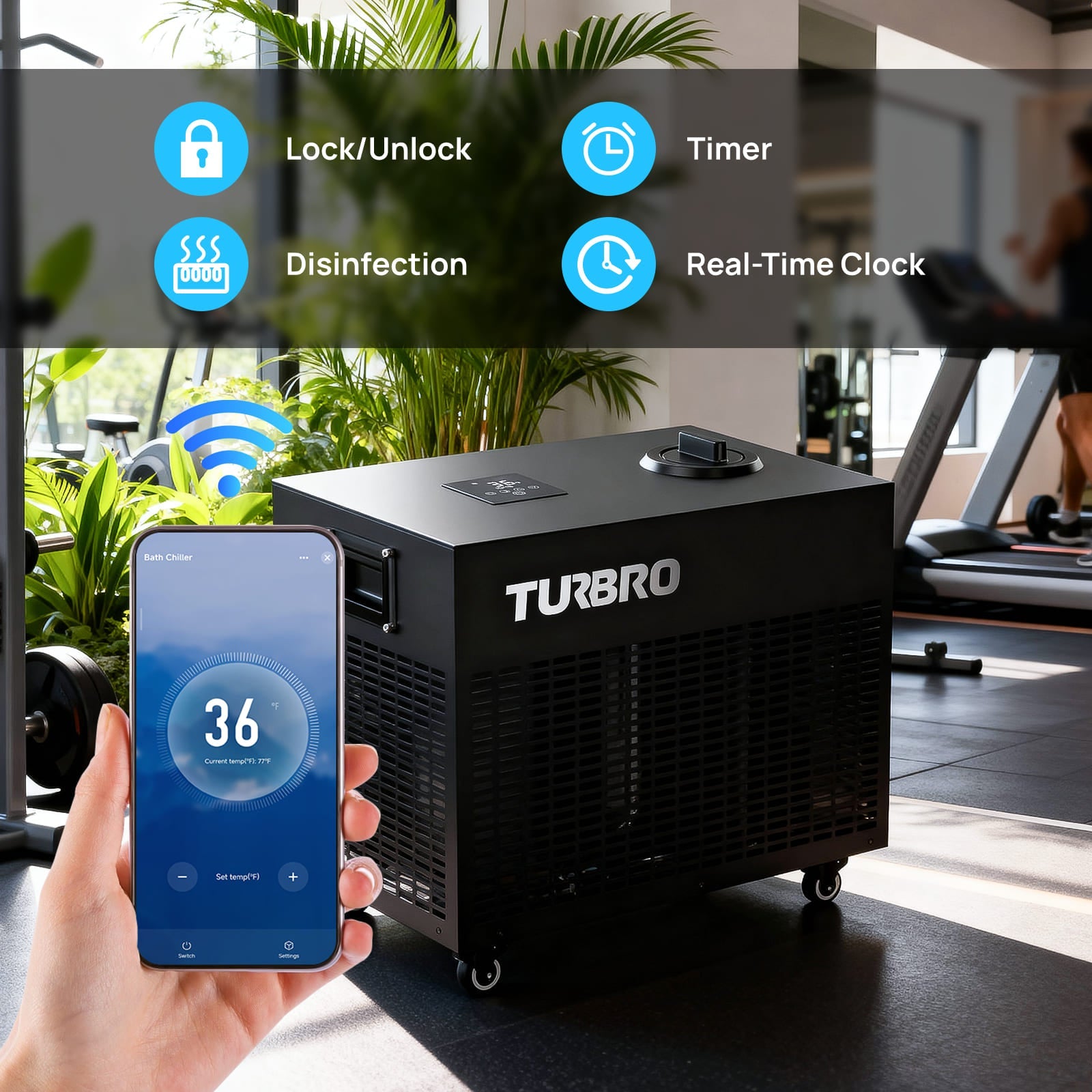 Frostcore Ice Bath Water Chiller for Cold Plunge – TURBRO, view 6