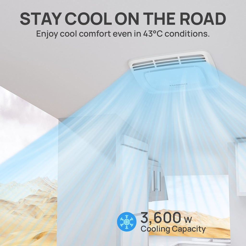 Greenland 3,600W 220-240V Inverter RV Air Conditioner (European Version) – TURBRO, view 5