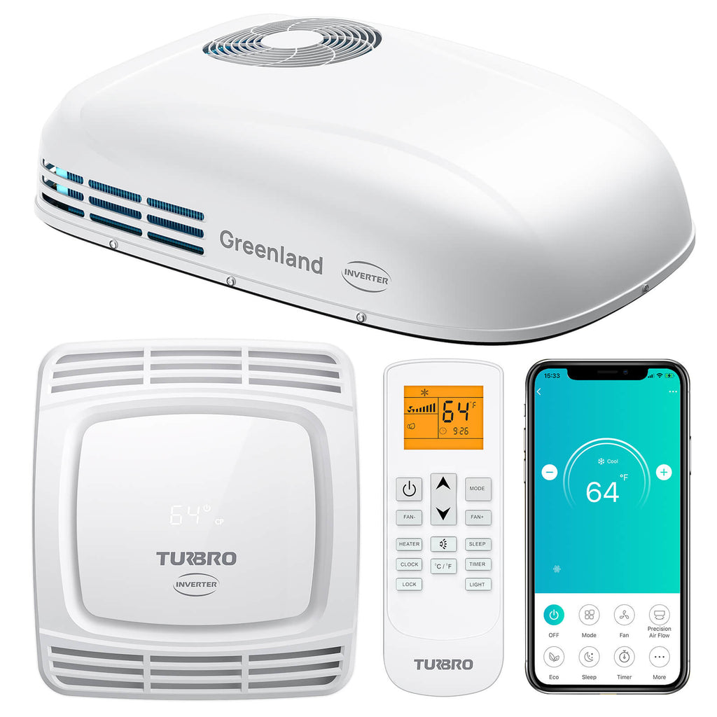 Greenland 3,600W 220-240V Inverter RV Air Conditioner (European Version) – TURBRO