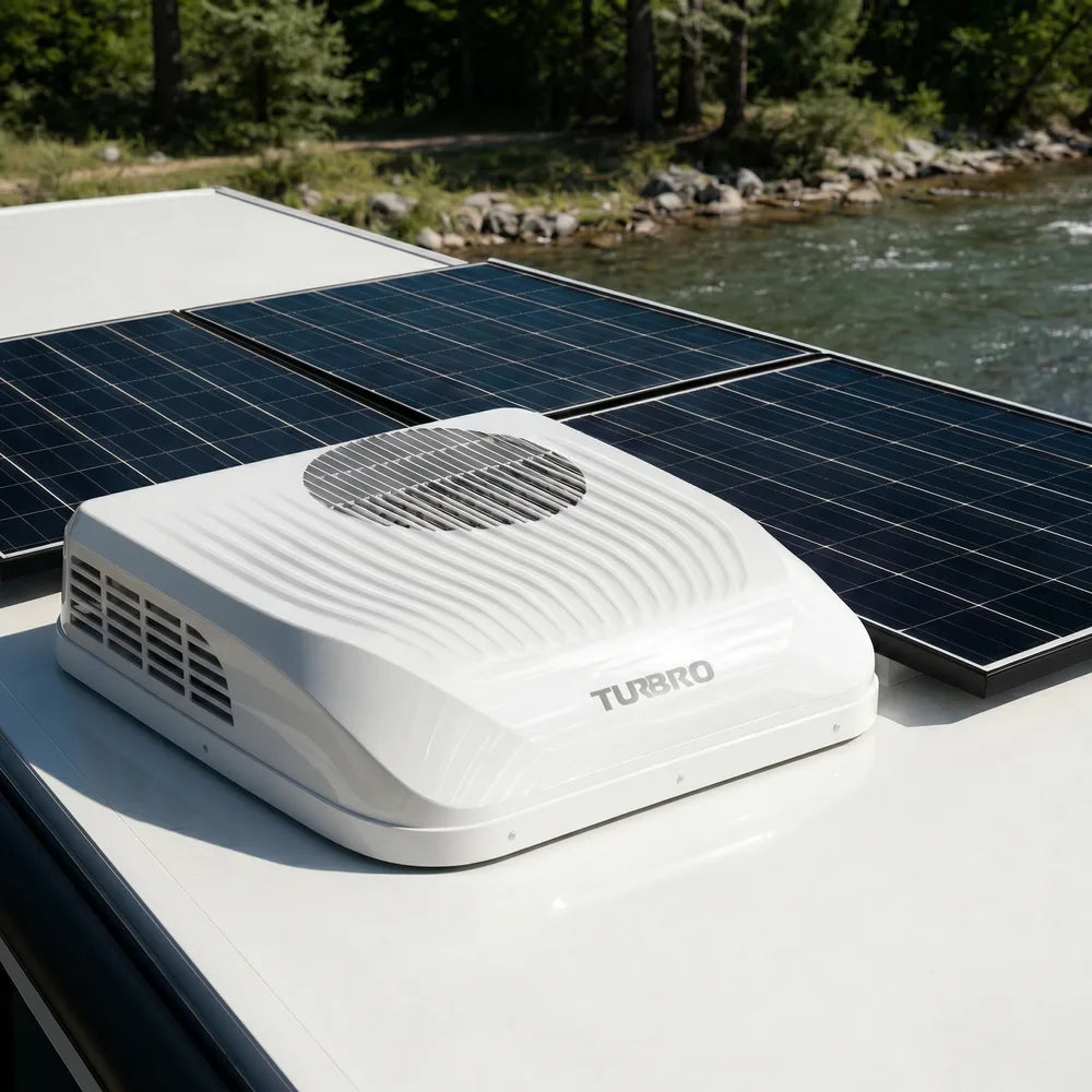 Greenland 9,000 BTU 12V DC Inverter Rooftop RV Air Conditioner – TURBRO, view 3