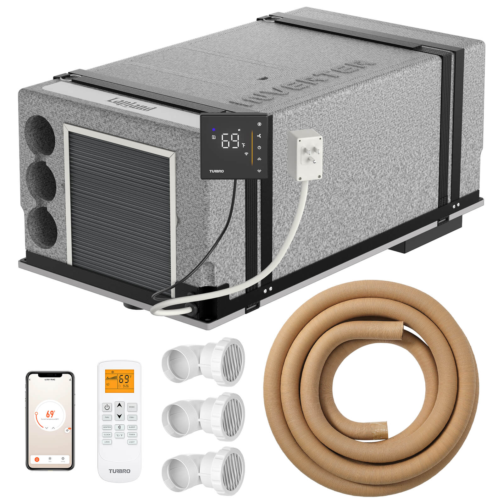 Lapland 10,000 BTU Inverter Under-Bench RV Air Conditioner – TURBRO