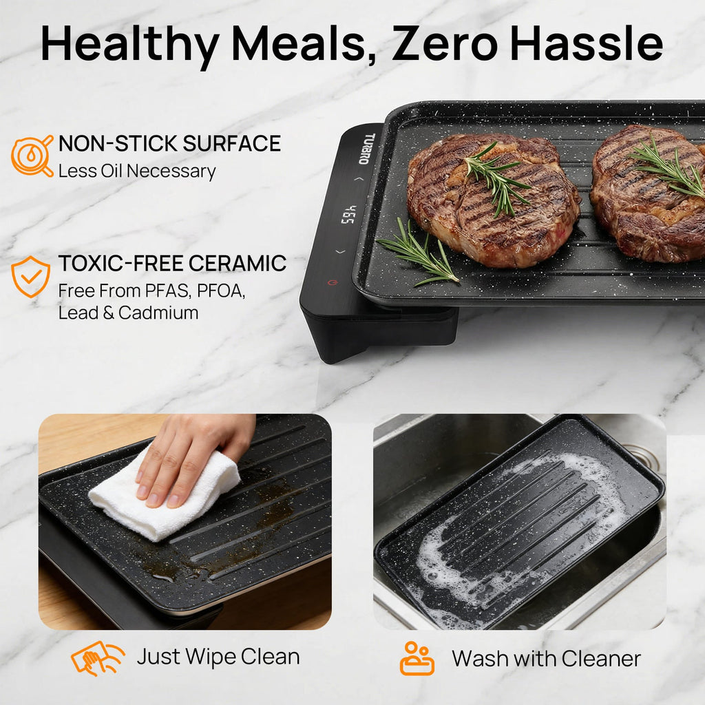Neighborhood EG13 Electric Griddle – TURBRO, view 6
