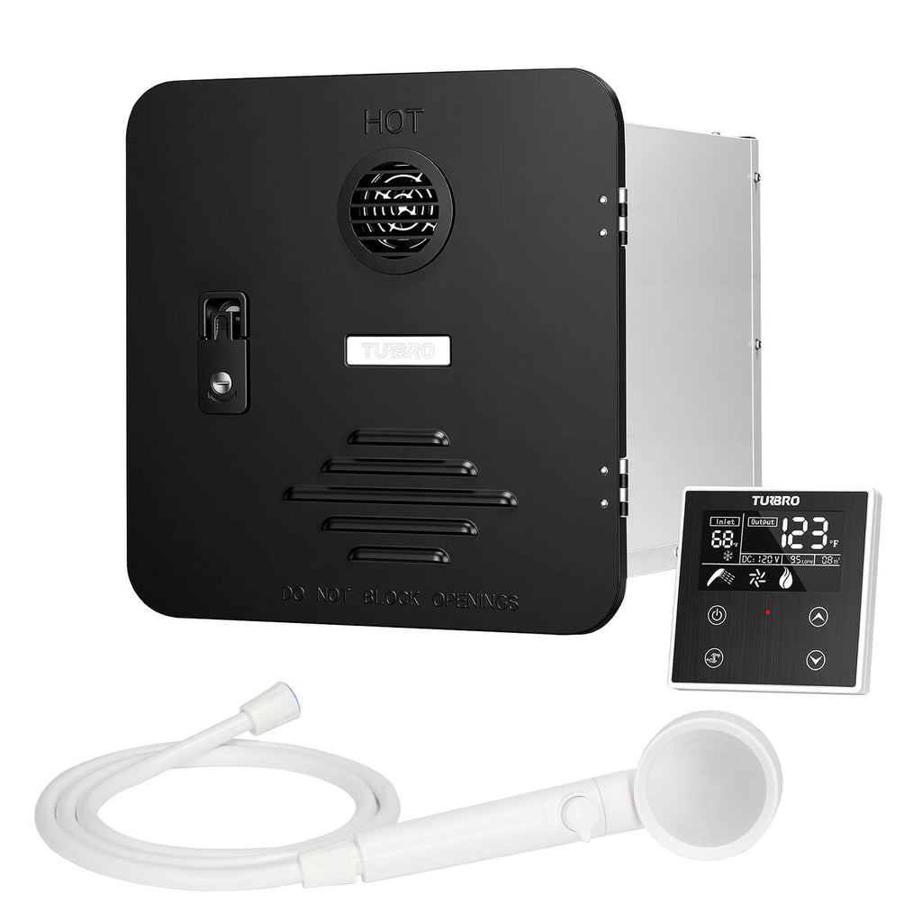 Rotorua 65K BTU RV Tankless Propane Water Heater with Door – TURBRO