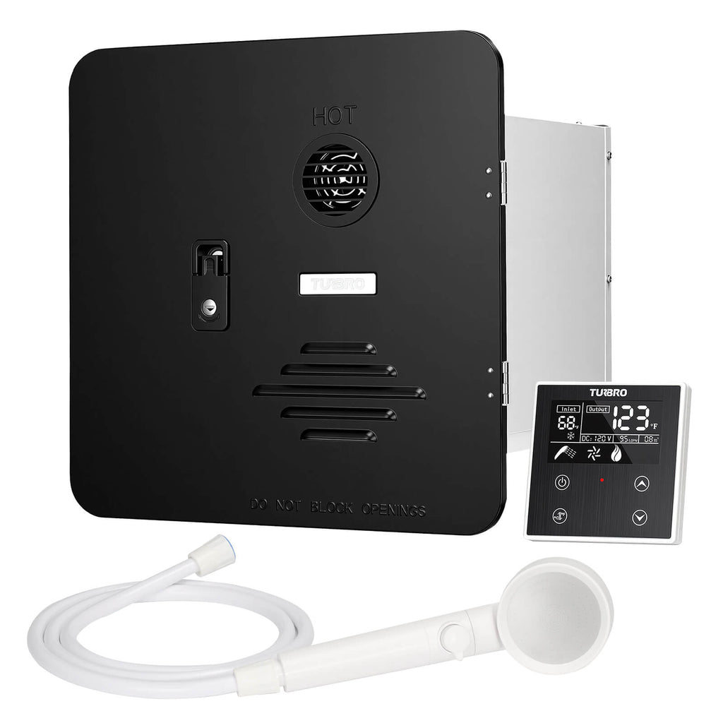 Rotorua 65K BTU RV Tankless Propane Water Heater with Door – TURBRO, view 5