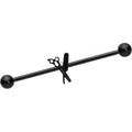 BodyCandy 14G Black Scissors Comb Industrial Barbell 38mm — main product shot