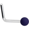 BodyCandy 20G 7mm Dark Blue Matte 2mm L Shaped Nose Ring — main product shot