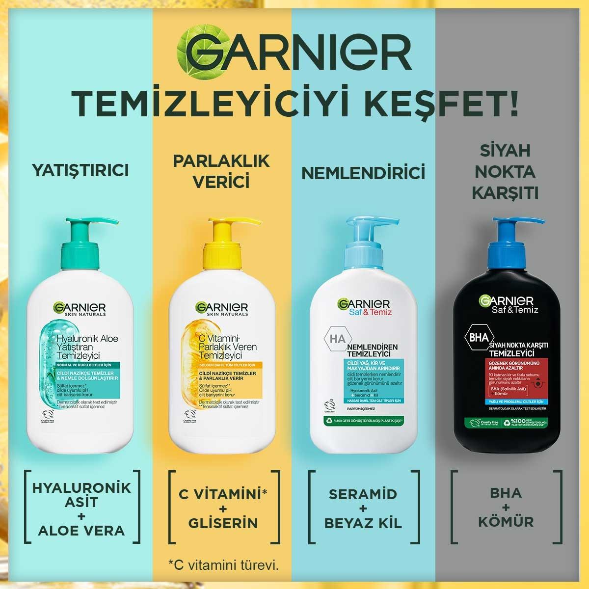 Garnier Vitamin C Brightening Facial Cleanser - 8.45 fl oz - Enhances Skin Radiance & Provides Antioxidant Benefits