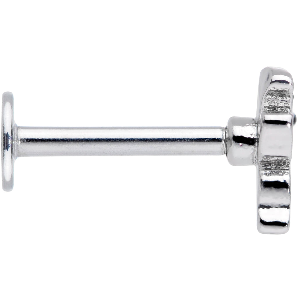BodyCandy 16G 5/16 Happy Ghost Halloween Labret Monroe Tragus — lifestyle context
