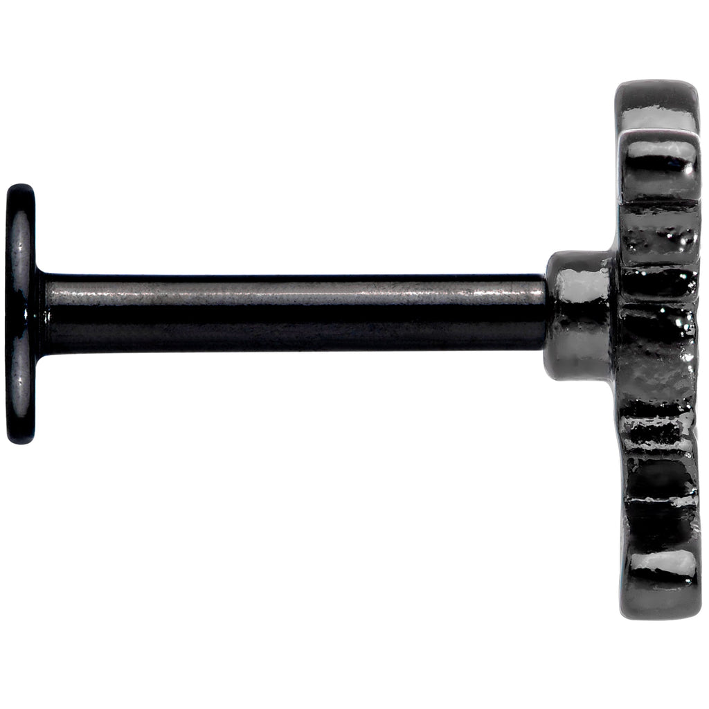 BodyCandy 16G 5/16 Black Green Mummy Halloween Labret Monroe Tragus — lifestyle context