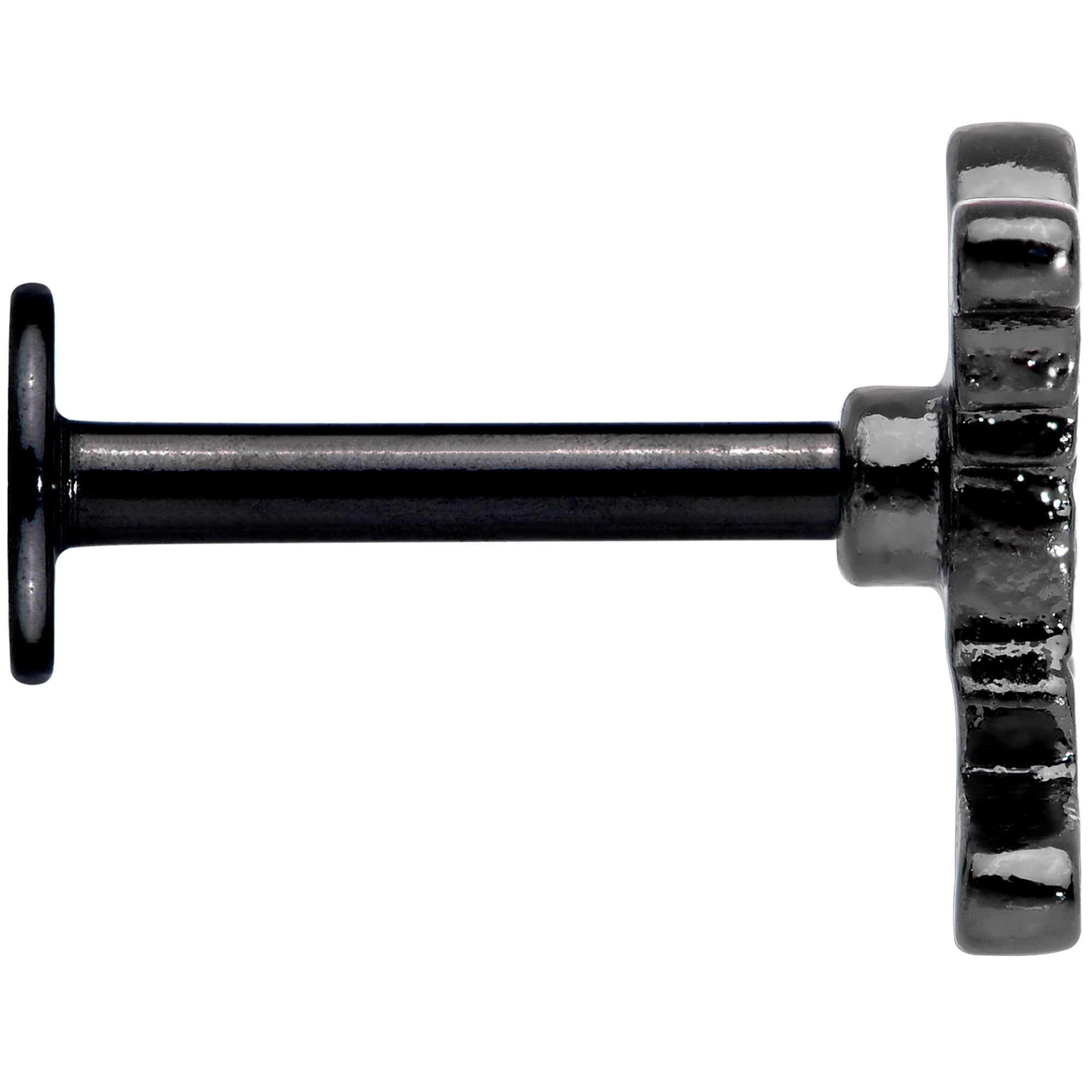 BodyCandy 16G 5/16 Black Green Mummy Halloween Labret Monroe Tragus — lifestyle context