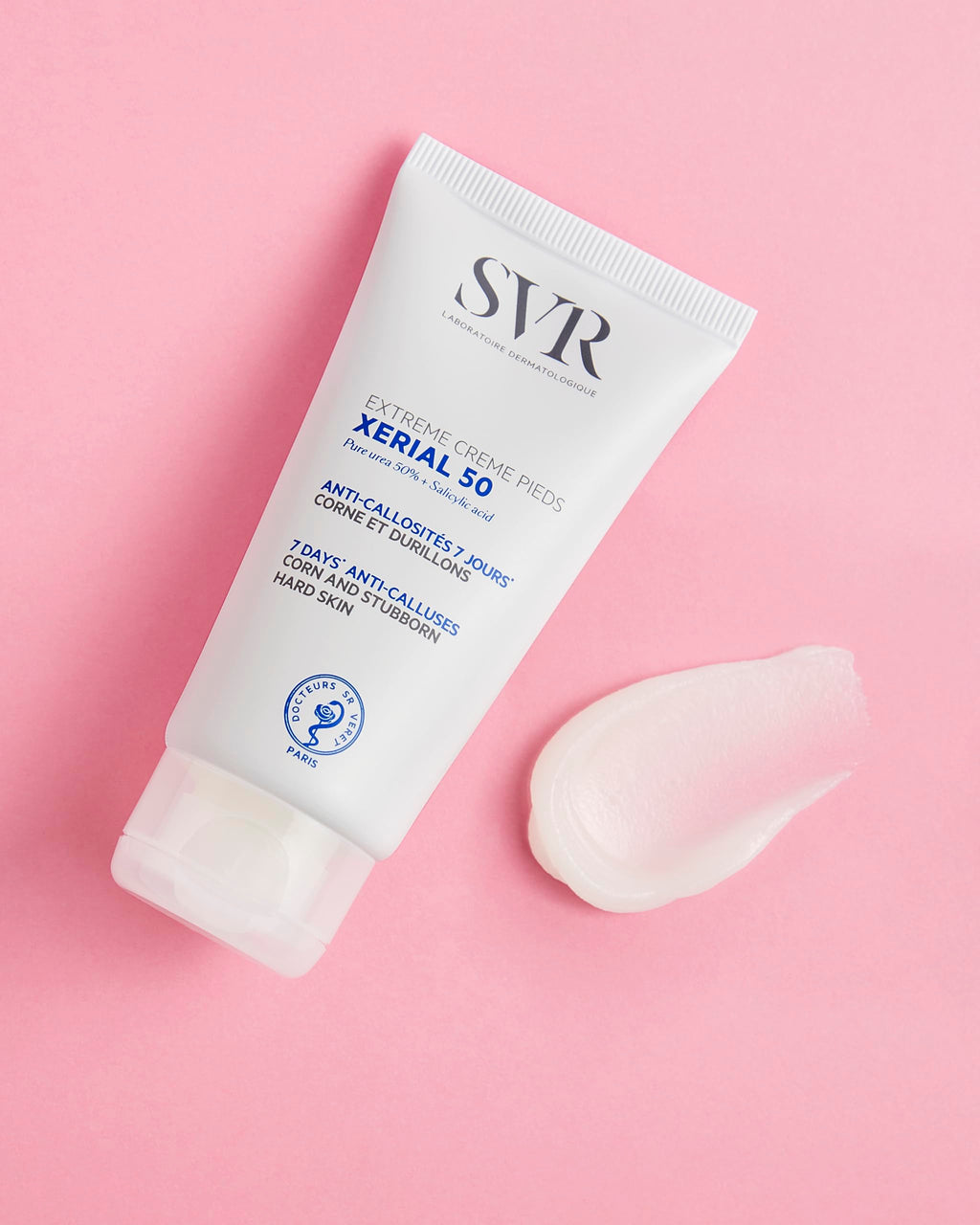 SVR Creme Pieds Xerial 30 - Intensive Foot Cream for Dry Feet with 30% Urea, Moisturizing & Soothing, 1.69 fl oz