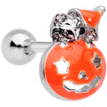 BodyCandy 16G 1/4 Cat Pumpkin Halloween Cartilage Tragus — main product shot