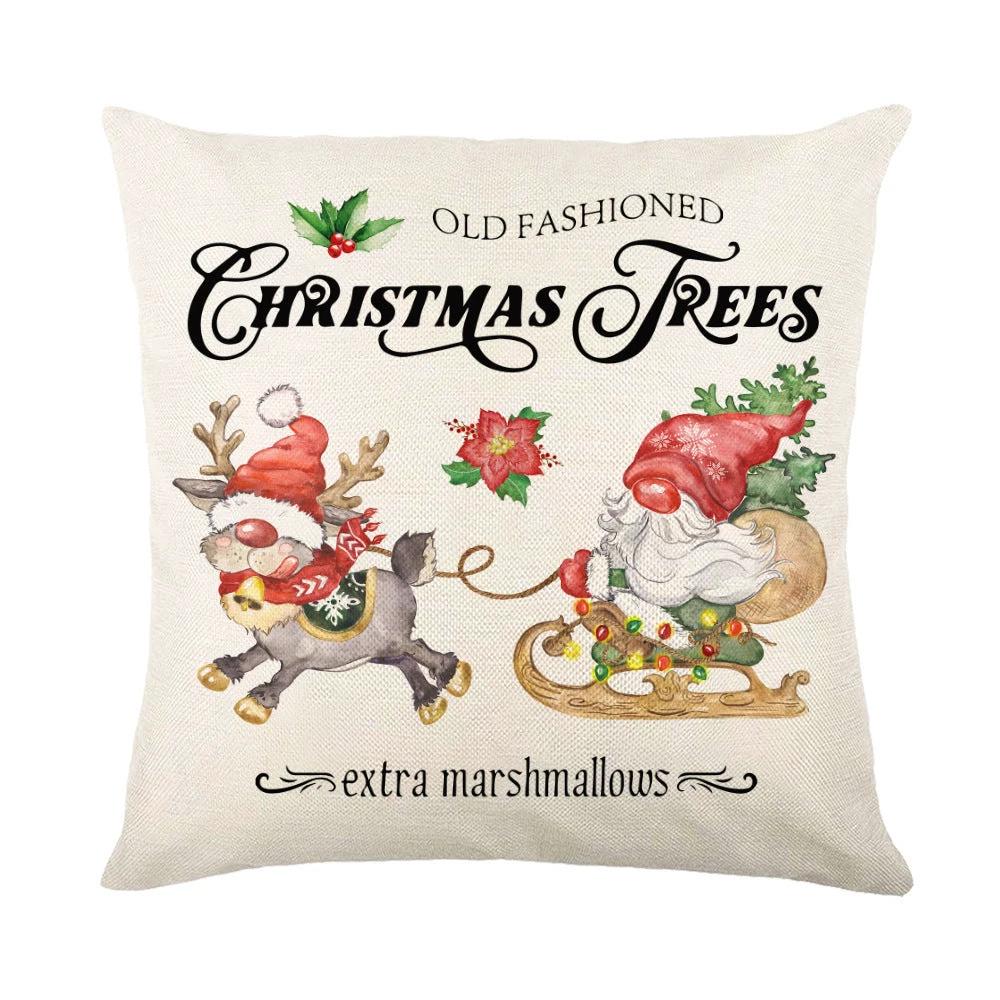 Mandotos Christmas Pillow Covers Snowflake Stamping