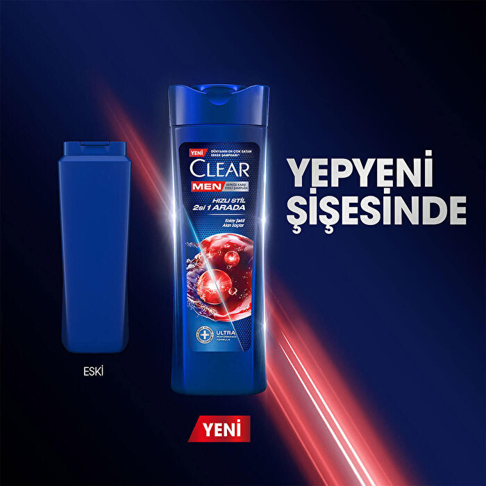 Clear Men Anti-Dandruff Shampoo - Scalp Treatment | 12 Fl Oz