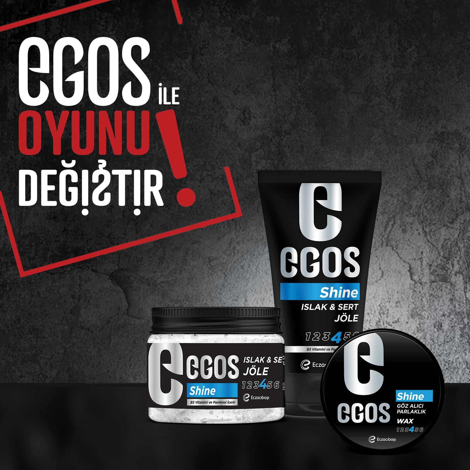 Egos Wet Strong Hair Gel 400ML - Long Lasting Hold | Styling Gel