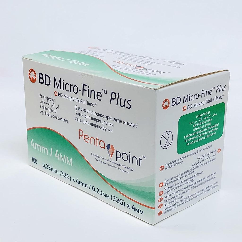 BD Micro-Fine Plus Pen Needles 4mm 32G (x100)