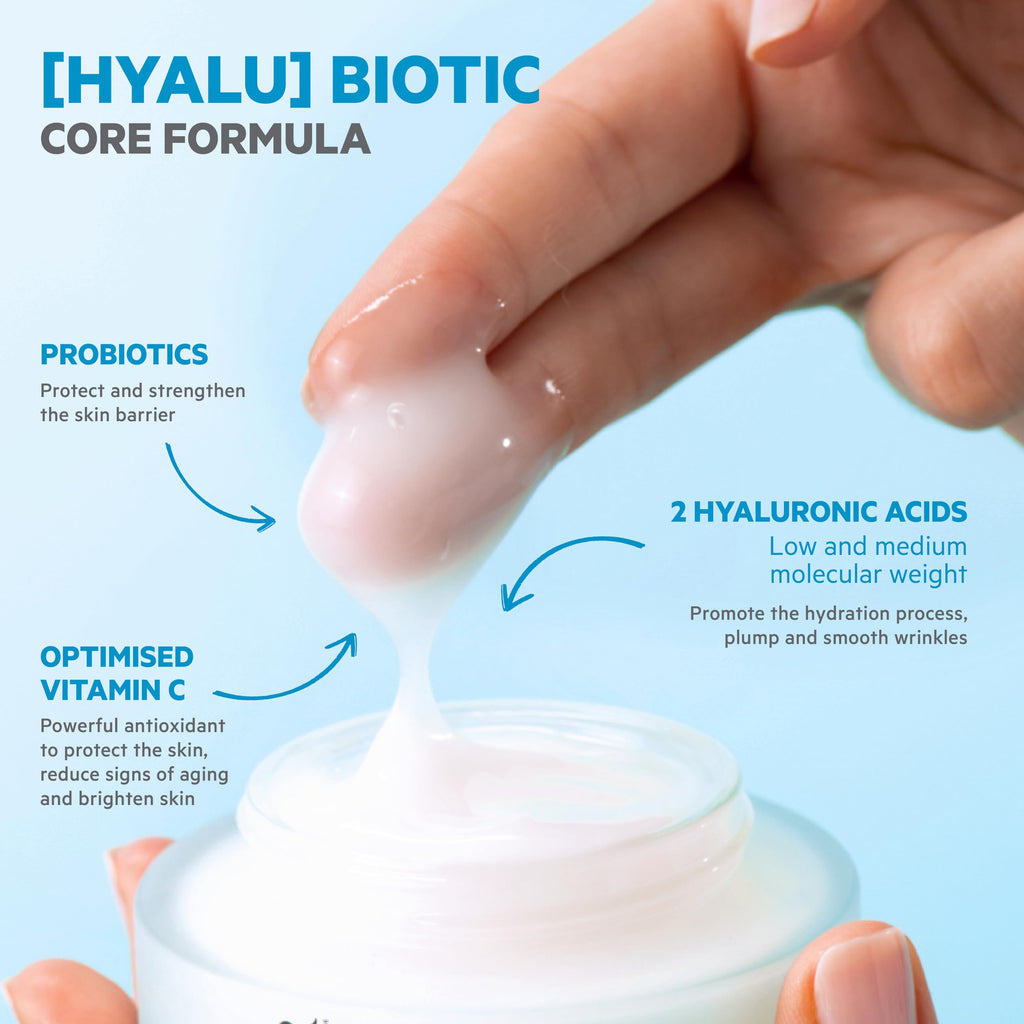 SVR Hyalu Biotic Regenerating Plumping Anti-aging Face Cream/Gel - Sensitive Skin Friendly, Hydrating, Vitamin C Enriched