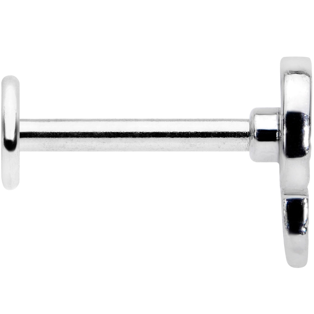BodyCandy 16G 5/16 Blue White Mummy Halloween Labret Monroe Tragus — lifestyle context