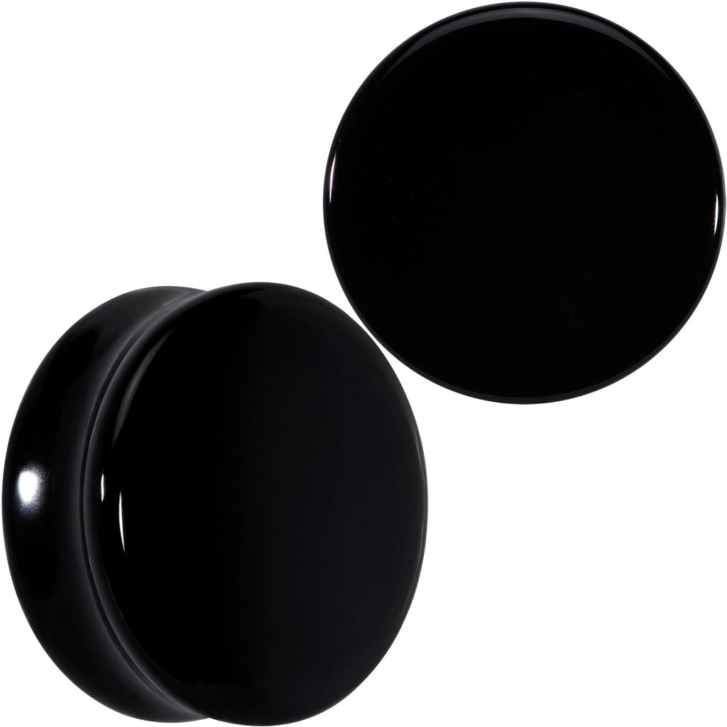 BodyCandy Natural Black Agate Stone Saddle Plug Set — lifestyle context