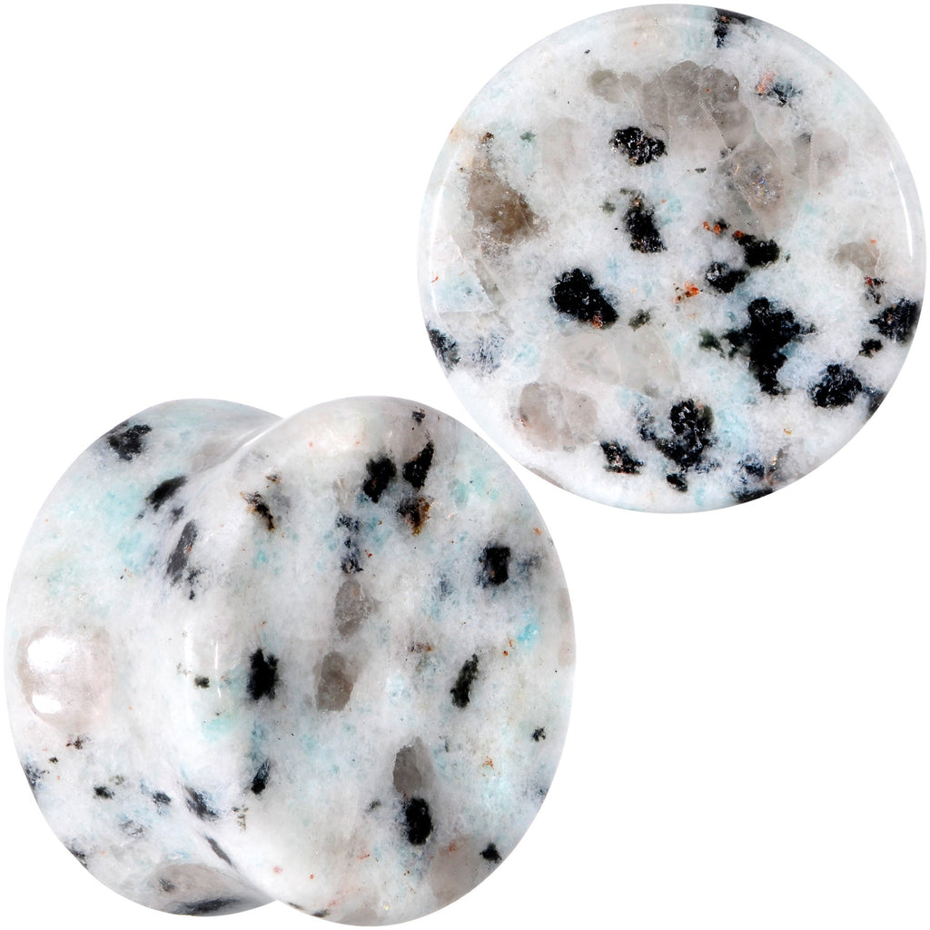 BodyCandy Natural Tianshan Jade Stone Saddle Plug Set — color detail