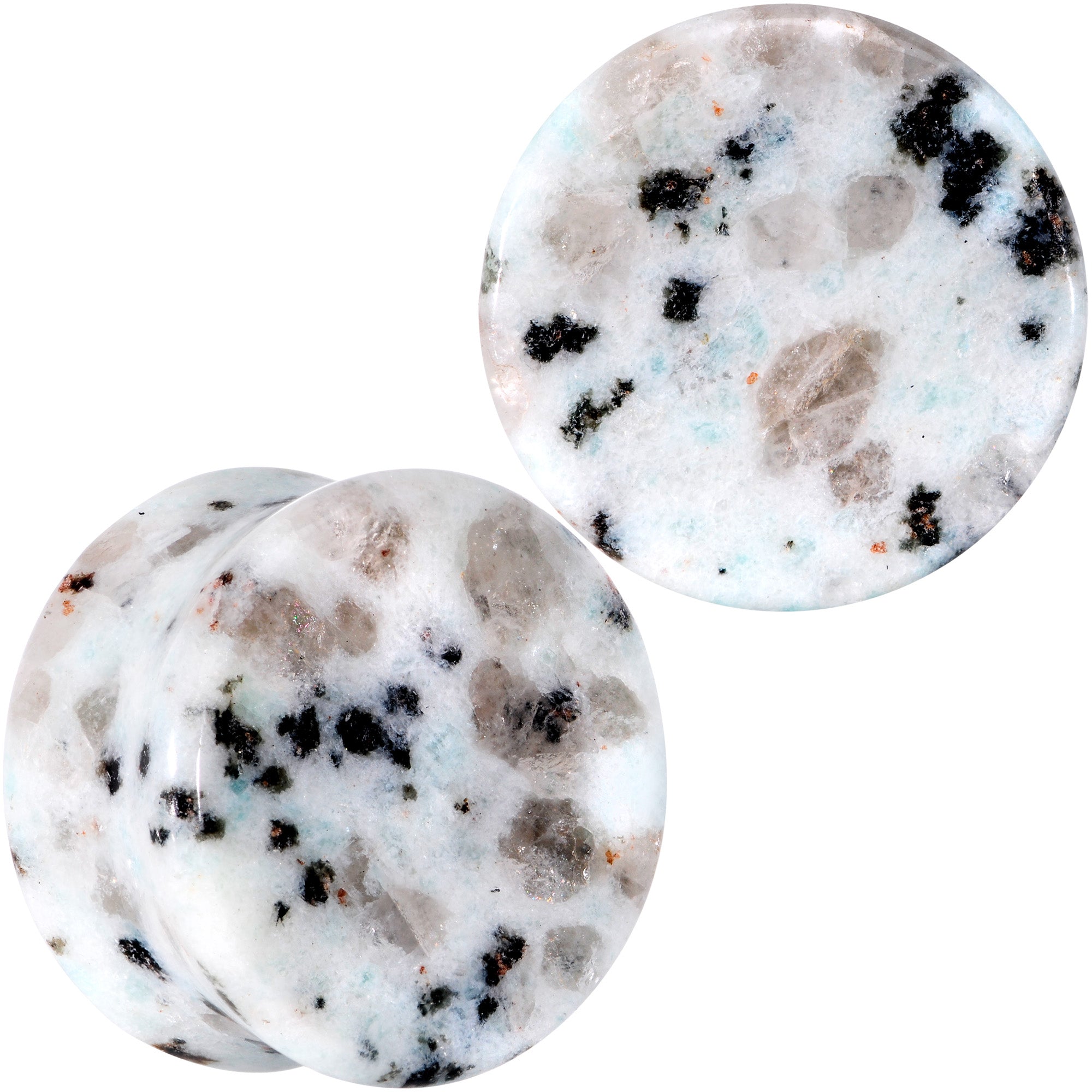 BodyCandy Natural Tianshan Jade Stone Saddle Plug Set — packaging